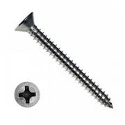 Саморез для кляммеров фальца 3,9х25 (2000 шт) потайная головка, нержавеющая сталь, шлиц Ph (короб)