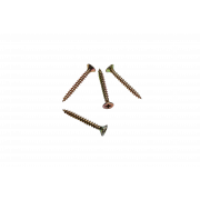 Саморез для крепления крюков водостока (Pz 5,0х40) желтый цинк, шлиц Pz2, (250шт) (короб)