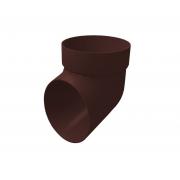 Колено сливное ПВХ Grand Line шоколадное (RAL 8017)