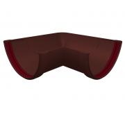 Угол желоба 90 град. универ.Классика 120 ПВХ Grand Line шоколадный (RAL 8017)