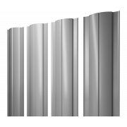 Штакетник Круглый с прямым резом 0,45 Drap RAL 7004 сигнальный серый