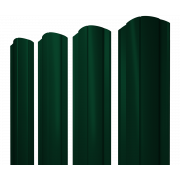 Штакетник Круглый фигурный 0,45 Drap TX RAL 6005 зеленый мох