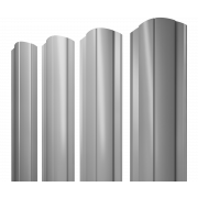 Штакетник Круглый фигурный 0,45 Drap TX RAL 7004 сигнальный серый