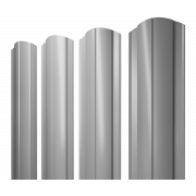 Штакетник Круглый фигурный 0,4 PE RAL 7004 сигнальный серый