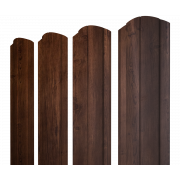 Штакетник Круглый фигурный 0,45 Print-Double Premium Cherry Wood Fresh