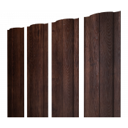 Штакетник Круглый с прямым резом 0,45 Print-Double Premium Cherry Wood Fresh