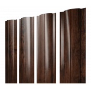 Штакетник Круглый с прямым резом 0,45 Print Elite Cherry Wood TwinColor