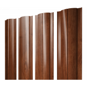 Штакетник Круглый с прямым резом 0,45 Print Elite Rowan TwinColor