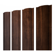 Штакетник Круглый с прямым резом 0,45 Print Premium Cherry Wood Fresh TwinColor