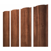 Штакетник Круглый с прямым резом 0,45 Print Premium Rowan Fresh TwinColor