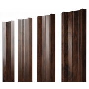 Штакетник М-образный А с прямым резом 0,45 Print Elite Cherry Wood TwinColor