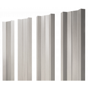 Штакетник М-образный А с прямым резом 0,45 Print Elite Milky Wood TwinColor