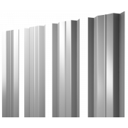 Штакетник М-образный В с прямым резом 0,4 PE RAL 9003 сигнальный белый