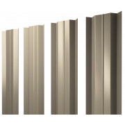 Штакетник М-образный В с прямым резом 0,45 PE RAL 1015 светлая слоновая кость