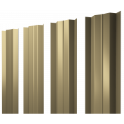 Штакетник М-образный В с прямым резом 0,45 PE RAL 1014 слоновая кость