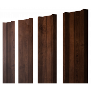 Штакетник М-образный В с прямым резом 0,45 Print-Double Premium Cherry Wood Fresh