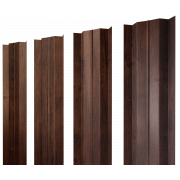 Штакетник М-образный В с прямым резом 0,45 Print Premium Cherry Wood Fresh TwinColor