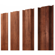 Штакетник М-образный В с прямым резом 0,45 Print Premium Rowan Fresh TwinColor