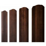 Штакетник М-образный А фигурный 0,45 Print-Double Premium Cherry Wood Fresh