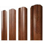 Штакетник М-образный А фигурный 0,45 Print Elite Rowan TwinColor