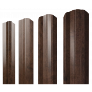 Штакетник М-образный А фигурный 0,45 Print Premium Antique Wood TwinColor