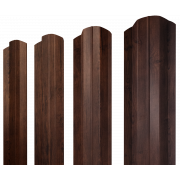 Штакетник М-образный B фигурный 0,45 Print-Double Premium Cherry Wood Fresh