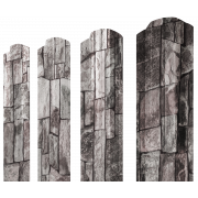 Штакетник М-образный В фигурный 0,45 Print Elite Fine Stone TwinColor