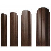 Штакетник П-образный А фигурный 0,45 Print-Double Elite Antique Wood