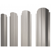 Штакетник П-образный А фигурный 0,45 Print Elite Milky Wood TwinColor