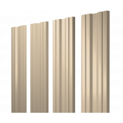 Штакетник П-образный А фигурный 0,5 Satin RAL 1015 светлая слоновая кость
