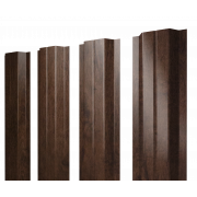 Штакетник П-образный A с прямым резом 0,45 Print-Double Elite Antique Wood