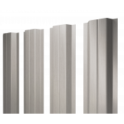 Штакетник П-образный A с прямым резом 0,45 Print Elite Milky Wood TwinColor