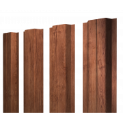 Штакетник П-образный A с прямым резом 0,45 Print Premium Rowan Fresh TwinColor