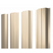 Штакетник П-образный A с прямым резом 0,5 Satin RAL 1015 светлая слоновая кость