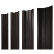 Штакетник П-образный В с прямым резом 0,45 Print Elite Coffee Wood TwinColor