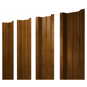 Штакетник П-образный В с прямым резом 0,45 Print Elite Golden Wood TwinColor