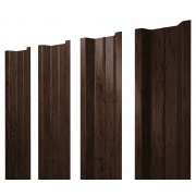 Штакетник П-образный В с прямым резом 0,45 Print Premium Antique Wood TwinColor