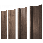 Штакетник П-образный В с прямым резом 0,45 Print Premium Almond Wood Fresh