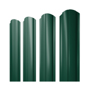 Штакетник Полукруглый Slim фигурный 0,45 Drap TX RAL 6005 зеленый мох