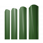 Штакетник Полукруглый Slim фигурный 0,45 PE RAL 6002 лиственно-зеленый