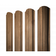 Штакетник Полукруглый Slim фигурный 0,45 Print Premium Pine Wood Fresh
