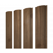 Штакетник Полукруглый Slim с прямым резом 0,45 Print Premium Pine Wood Fresh