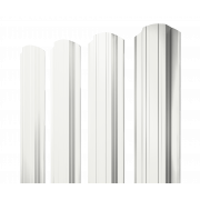 Штакетник Прямоугольный фигурный 0,45 Drap TX RAL 9003 сигнальный белый