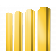 Штакетник Прямоугольный фигурный 0,45 PE RAL 1018 цинково-желтый