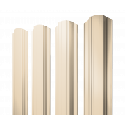 Штакетник Прямоугольный фигурный 0,45 PE RAL 1015 светлая слоновая кость