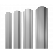 Штакетник Прямоугольный фигурный 0,45 PE RAL 7004 сигнальный серый