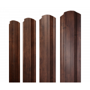 Штакетник Прямоугольный фигурный 0,45 Print-Double Premium Cherry Wood Fresh