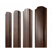 Штакетник Прямоугольный фигурный 0,45 Print Elite Cherry Wood TwinColor