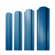Штакетник Прямоугольный фигурный 0,5 Satin RAL 5005 сигнальный синий
