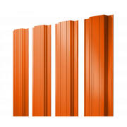 Штакетник Прямоугольный с прямым резом 0,45 PE RAL 2004 оранжевый